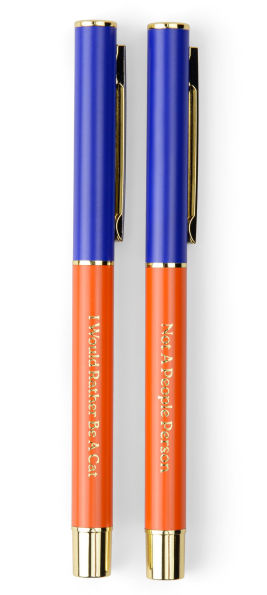 I Would Rather Be A Cat set of 2 Pens