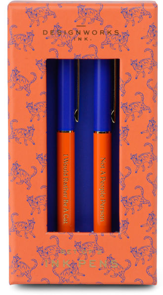 I Would Rather Be A Cat set of 2 Pens