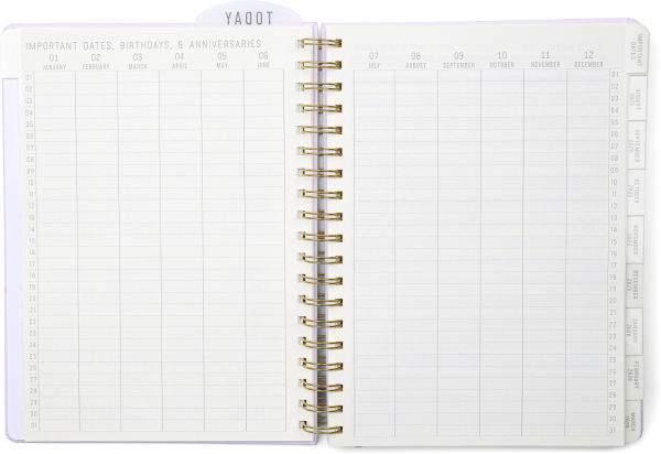 2025-2026 Lavender Standard Issue 7.5' x 10" Weekly Planner