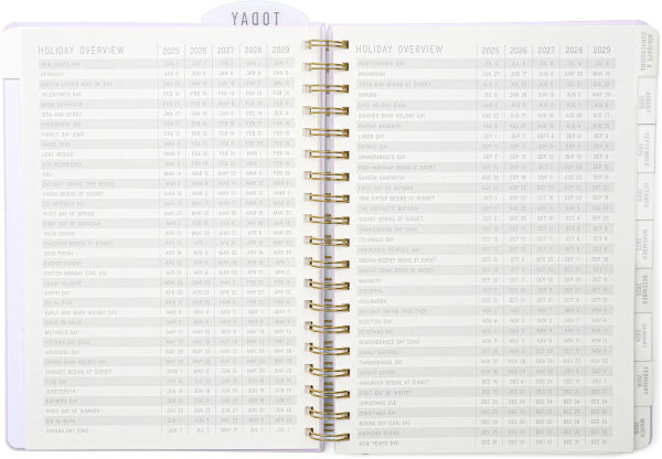 2025-2026 Lavender Standard Issue 7.5' x 10" Weekly Planner