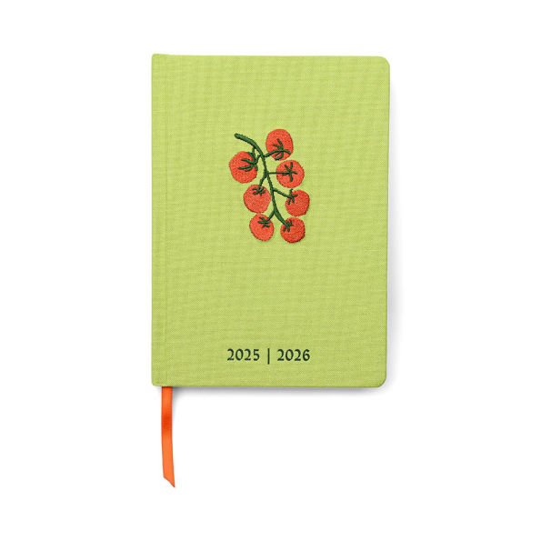 2025-2026 A Dopo Tomatoes Embroidered Hardcover Weekly Planner