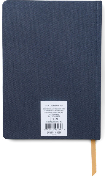 2025-2026 A Dopo Moon Phases Embroidered Hardcover Weekly Planner