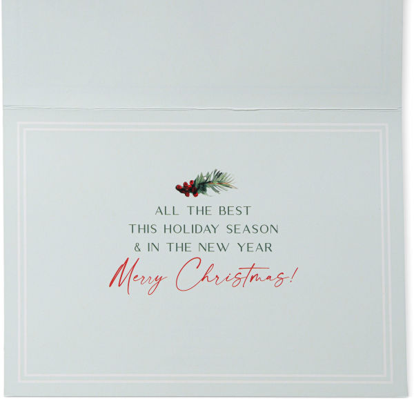 Cardinal On Pine Bough Boxed Christmas Cards Set of 20