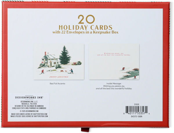 Christmas House Boxed Christmas Cards Set of 20