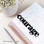 Alternative view 3 of Courage Metal Bookmark, Black