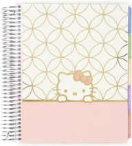 2022-2023 Academic Year Student Planner with Hello Kitty Metallic Mid Century Circles Design by Erin Condren