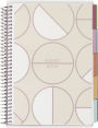 A5 Budget Planner by Erin Condren, Silver/Coiled Circle Geometric