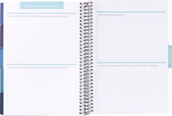 A5 Budget Planner by Erin Condren, Silver/Coiled Circle Geometric