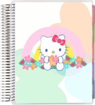 7x9 Erin Condren 2024-2025 Academic Planner, Hello Kitty Rainbow Relaxation