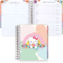 Alternative view 2 of 7x9 Erin Condren 2024-2025 Academic Planner, Hello Kitty Rainbow Relaxation