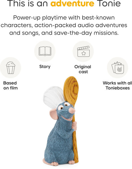 Tonies Disney & Pixar Ratatouille Audio Figurine