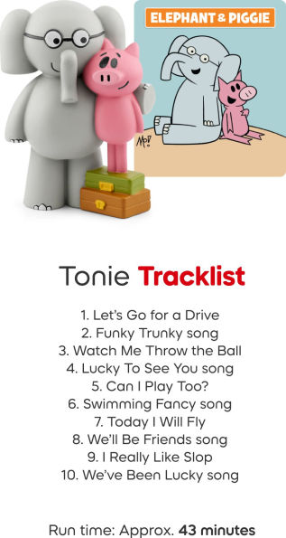 Tonies Mo Willems: Elephant & Piggie Audio Figurine