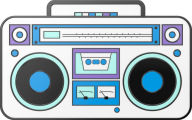 Title: PG-Enml-BoomBox-BK BK