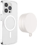 Alternative view 3 of PopSockets Suction Cell Phone Mount with MagSafe - Metallic Horchata
