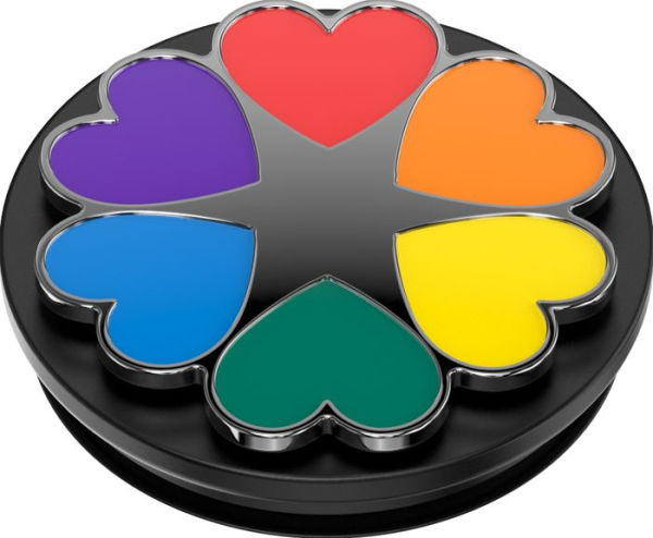 PopSockets Pride Hearts Spinner Enamel PopGrip