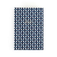 Title: Navy Gingham Heirloom Recipe Book