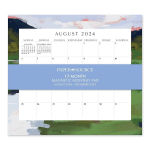 Alternative view 1 of 2025 Paper Source Landscapes Monthly Mangetic Calendar