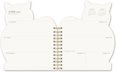 Alternative view 3 of 2025 Paper Source Fishbowl Cat Diecut Planner