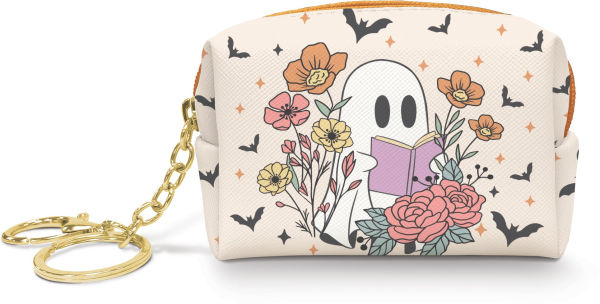 Reading in Peace Key Chain Pouch