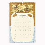 Alternative view 3 of 2025-2026 Paper Source Flower Vase Tall Wall Calendar