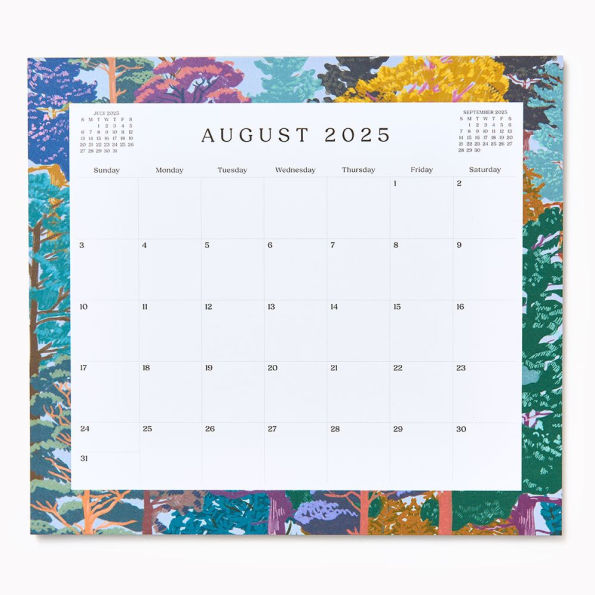 2025-2026 Paper Source Landscapes Monthly Magnetic Calendar