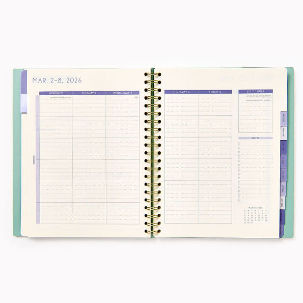 2025-2026 Paper Source Student/Teacher Weekly Planner