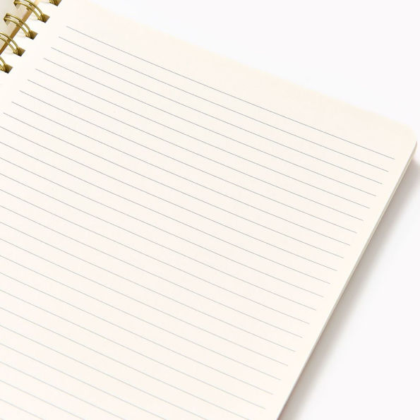 Paper Source Floral Checker Baxter Notebook