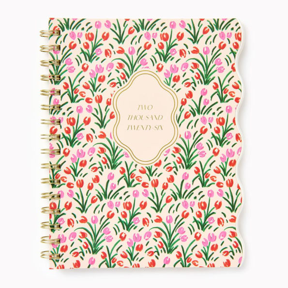 2026 Paper Source Floral Die Cut 12M Planner - Exclusive
