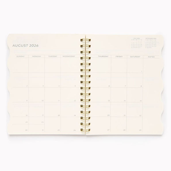 2026 Paper Source Floral Die Cut 12M Planner - Exclusive