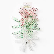 Title: Holiday Metallic Bow S/3