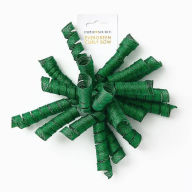 Title: Evergreen Curly Bow