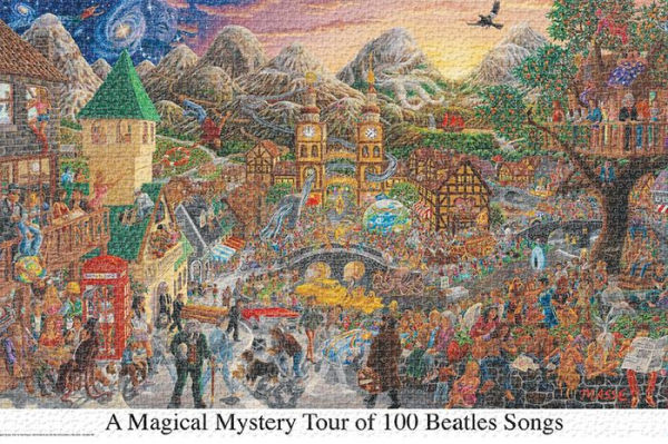 Magical Mystery Tour of 100 Beatles Songs 3000 pc Puzzle by NMR