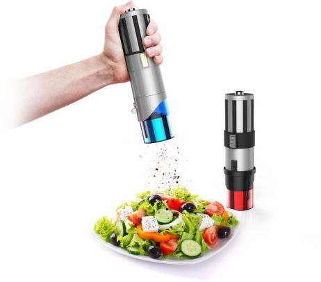 lightsaber salt and pepper grinders