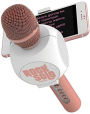 Alternative view 2 of Rock Solo Bluetooth Karaoke Microphone and Speaker - Rose Gold