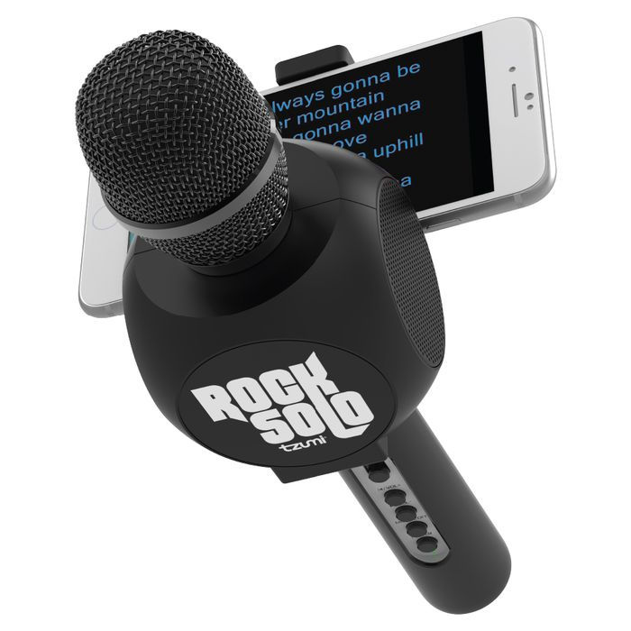 Tzumi Electronics 7016 Rock Solo Karaoke Microphone - Black