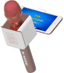 Alternative view 4 of Tzumi PopSolo Wireless Bluetooth Karaoke Microphone - Rose Gold