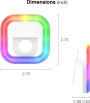 Alternative view 8 of RGB Selfie Halo Light - Square