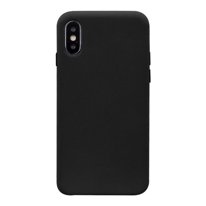 Black Silicone iPhone X Case