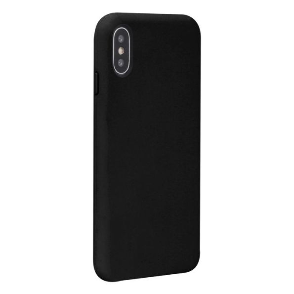 Black Silicone iPhone X Case