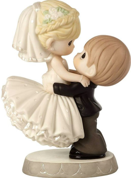 Groom Lifting Bride Figurine