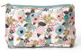 Peach Floral SideKick Travel Pouch