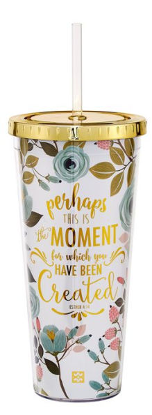 Perhaps this is the Moment for Which You Have Been Created Straw Tumbler