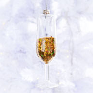 Title: Champagne Glass Ornament