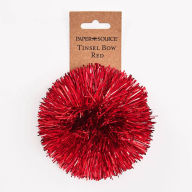Title: Red Tinsel Bow