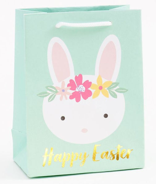Happy Easter Bunny Heads Small Bag
