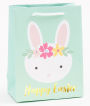 Happy Easter Bunny Heads Small Bag