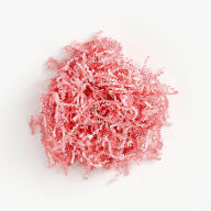 Title: Iridescent Light Pink Shredded Paper