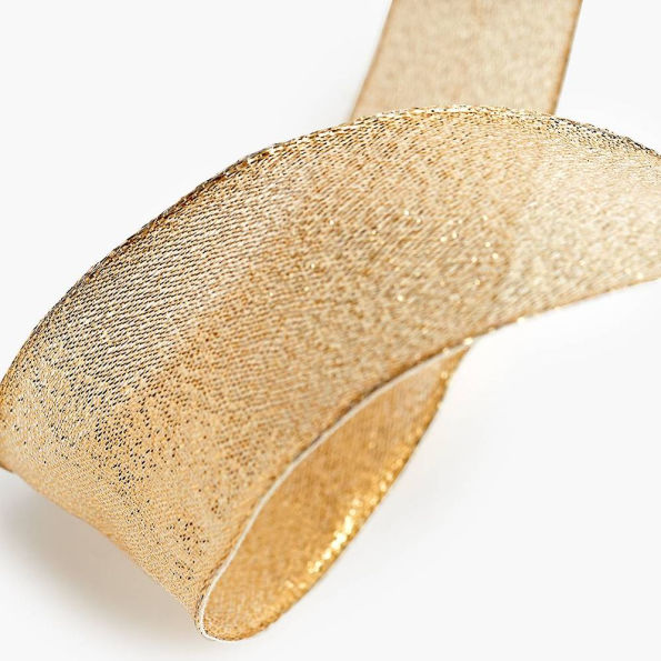 Sacramento Gold Metallic 1.5" width. 10 YD