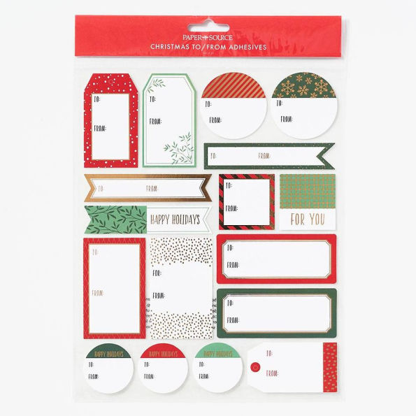 Traditional Christmas Gift Labels