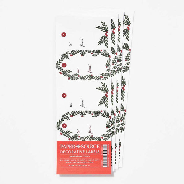 Holly Berry Gift Labels